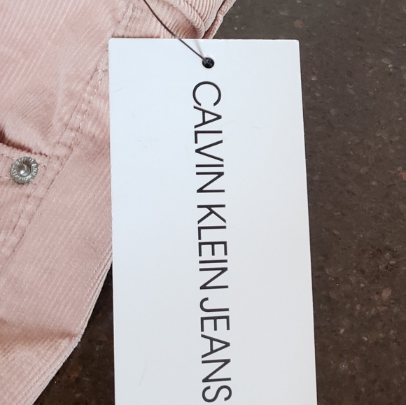 CALVIN KLEIN 2/4 Lightweight Skinny Cords Blush - Picture 5 of 8